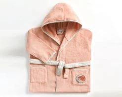 Becquet Capes De Bain Bébé Et Peignoirs Enfant Peignoir Enfant Rose 8 Ans En Coton -Couvertures bébé et enfant Soldes peignoir enfant rose 8 ans en coton 12
