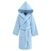Sensei Maison Capes De Bain Bébé Et Peignoirs Enfant Peignoir Enfant Velours à Capuche Bleu Arctic 06 Ans -Couvertures bébé et enfant Soldes peignoir enfant velours a capuche bleu arctic 06 ans