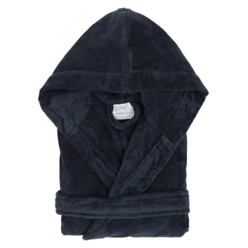Sensei Maison Capes De Bain Bébé Et Peignoirs Enfant Peignoir Enfant Velours à Capuche Bleu Nuit 02 Ans 5 Sensei Maison Capes De Bain Bébé Et Peignoirs Enfant Peignoir Enfant Velours à Capuche Bleu Nuit 02 Ans – Image 3