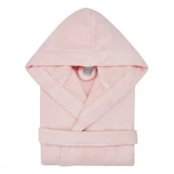 Sensei Maison Capes De Bain Bébé Et Peignoirs Enfant Peignoir Enfant Velours à Capuche Poudre 08/10 Ans -Couvertures bébé et enfant Soldes peignoir enfant velours a capuche poudre 08 10 ans 2