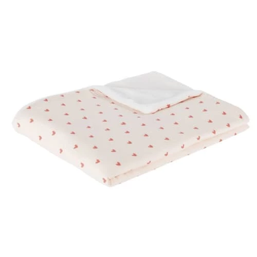 Maisons Du Monde Couvertures Bébé Et Enfant Plaid à Motifs Cœurs En Gaze De Coton OEKO-TEX® Ecru 75x100 3 Maisons Du Monde Couvertures Bébé Et Enfant Plaid à Motifs Cœurs En Gaze De Coton OEKO-TEX® Ecru 75x100