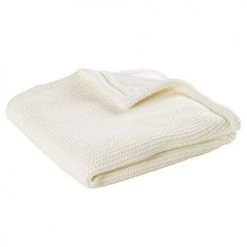 Maisons Du Monde Couvertures Bébé Et Enfant Plaid Bébé écru 77x77