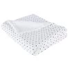 Maisons Du Monde Couvertures Bébé Et Enfant Plaid En Coton Bio Blanc Motifs Pois Et étoiles Noirs 130x170 -Couvertures bébé et enfant Soldes plaid en coton bio blanc motifs pois et etoiles noirs 130x170 1000 2 37 215902 1