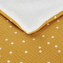 Maisons Du Monde Couvertures Bébé Et Enfant Plaid En Gaze De Coton OEKO-TEX® Jaune à Pois Blancs 75x100 6 Maisons Du Monde Couvertures Bébé Et Enfant Plaid En Gaze De Coton OEKO-TEX® Jaune à Pois Blancs 75x100 -Couvertures bébé et enfant Soldes plaid en gaze de coton oeko tex jaune a pois blancs 75x100 1000 7 10 225920 2