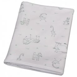 Blanc Avenue Bébé Couvertures Bébé Et Enfant Plaid En Jersey 75x100 Cm Aqua