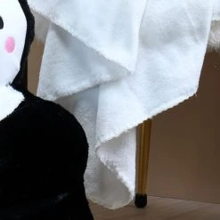 Couvertures bébé et enfant Soldes -Couvertures bébé et enfant Soldes plaid et peluche pingouin polyester noir 75 x 75 1