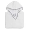 Sensei Maison Capes De Bain Bébé Et Peignoirs Enfant Poncho De Bain Enfant En Coton Peigné Blanc Taille Unique (4 - 8 Ans) -Couvertures bébé et enfant Soldes poncho de bain enfant en coton peigne blanc taille unique 4 8 ans 4