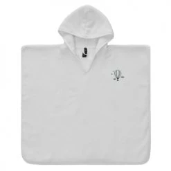 Sensei Maison Capes De Bain Bébé Et Peignoirs Enfant Poncho De Bain Enfant En Coton Peigné Blanc Taille Unique (4 - 8 Ans)