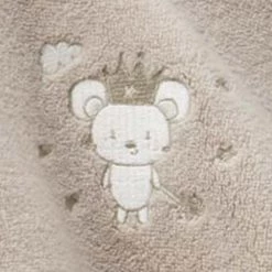 Sensei Maison Capes De Bain Bébé Et Peignoirs Enfant Poncho De Bain Enfant En Coton Peigné Sable Taille Unique (4 - 8 Ans) -Couvertures bébé et enfant Soldes poncho de bain enfant en coton peigne sable taille unique 4 8 ans 2