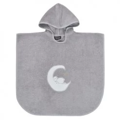 Sensei Maison Capes De Bain Bébé Et Peignoirs Enfant Poncho De Bain Enfant Gris Perle Taille Unique