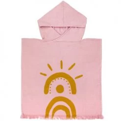 Sunnylife Capes De Bain Bébé Et Peignoirs Enfant Poncho De Plage Rose Desert Pails