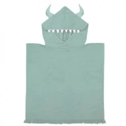 Sunnylife Capes De Bain Bébé Et Peignoirs Enfant Poncho De Plage Vert Monstre (3 Ans Et +)