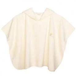 Eveil Et Nature Capes De Bain Bébé Et Peignoirs Enfant Poncho Eponge 0/24 Mois Coton Bio Jaune
