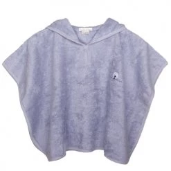 Eveil Et Nature Capes De Bain Bébé Et Peignoirs Enfant Poncho Eponge 0/24 Mois Coton Bio Océan