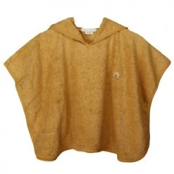 Eveil Et Nature Capes De Bain Bébé Et Peignoirs Enfant Poncho Eponge 2/4 Ans Coton Bio Ambre