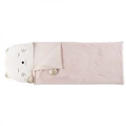 Maisons Du Monde Couvertures Bébé Et Enfant Sac De Couchage Enfant Chat Blanc, Rose Et Doré -Couvertures bébé et enfant Soldes sac de couchage enfant chat blanc rose et dore 1000 7 1 193603 7