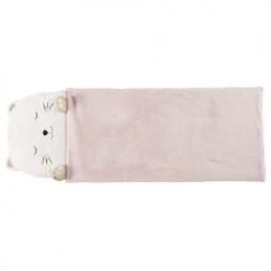 Maisons Du Monde Couvertures Bébé Et Enfant Sac De Couchage Enfant Chat Blanc, Rose Et Doré -Couvertures bébé et enfant Soldes sac de couchage enfant chat blanc rose et dore 1000 7 1 193603 8