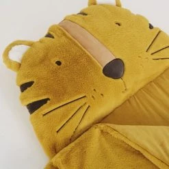 Maisons Du Monde Couvertures Bébé Et Enfant Sac De Couchage Enfant Tigre Jaune Moutarde, Gris Anthracite Et écru -Couvertures bébé et enfant Soldes sac de couchage enfant tigre jaune moutarde gris anthracite et ecru 1000 5 20 206742 3