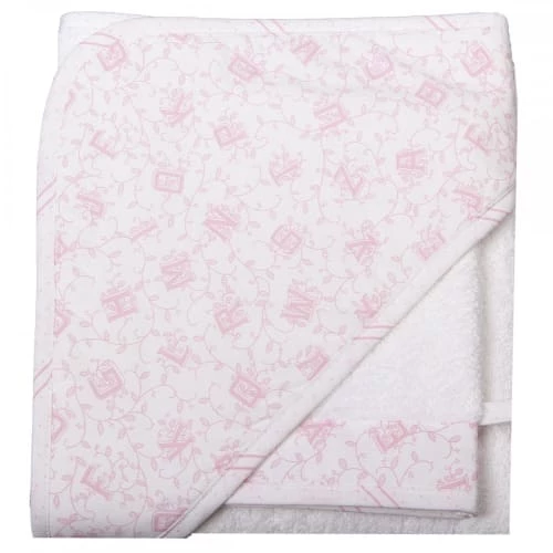 Laura Ashley Baby Capes De Bain Bébé Et Peignoirs Enfant Set Cape De Bain Et Gant 80x80 Cm Alphabet Rose 3 Laura Ashley Baby Capes De Bain Bébé Et Peignoirs Enfant Set Cape De Bain Et Gant 80x80 Cm Alphabet Rose