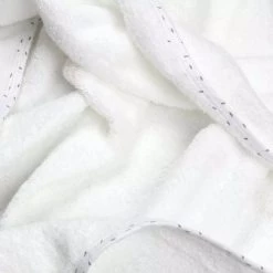 Kinousses Capes De Bain Bébé Et Peignoirs Enfant Set De Bain Bébé Blanc Éponge -Couvertures bébé et enfant Soldes set de bain bebe blanc eponge 3