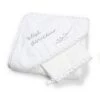 Kinousses Capes De Bain Bébé Et Peignoirs Enfant Set De Bain Bébé Blanc Éponge 1 Kinousses Capes De Bain Bébé Et Peignoirs Enfant Set De Bain Bébé Blanc Éponge -Couvertures bébé et enfant Soldes set de bain bebe blanc eponge 4