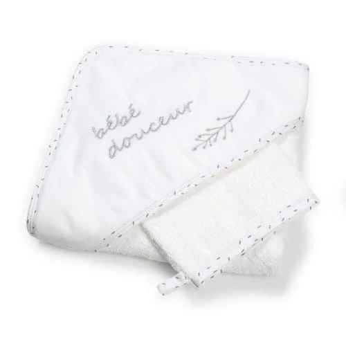 Kinousses Capes De Bain Bébé Et Peignoirs Enfant Set De Bain Bébé Blanc Éponge 3 Kinousses Capes De Bain Bébé Et Peignoirs Enfant Set De Bain Bébé Blanc Éponge