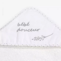 Kinousses Capes De Bain Bébé Et Peignoirs Enfant Set De Bain Bébé Blanc Éponge 7 Kinousses Capes De Bain Bébé Et Peignoirs Enfant Set De Bain Bébé Blanc Éponge -Couvertures bébé et enfant Soldes set de bain bebe blanc eponge 5