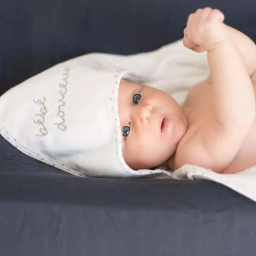 Kinousses Capes De Bain Bébé Et Peignoirs Enfant Set De Bain Bébé Blanc Éponge 6 Kinousses Capes De Bain Bébé Et Peignoirs Enfant Set De Bain Bébé Blanc Éponge – Image 4