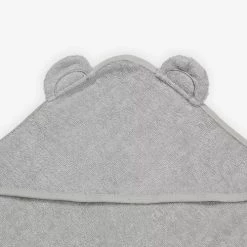 Kinousses Capes De Bain Bébé Et Peignoirs Enfant Set De Bain Bébé Gris Éponge -Couvertures bébé et enfant Soldes set de bain bebe gris eponge 14