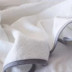 Kinousses Capes De Bain Bébé Et Peignoirs Enfant Set De Bain Bébé Gris Éponge -Couvertures bébé et enfant Soldes set de bain bebe gris eponge 2