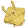 Kinousses Capes De Bain Bébé Et Peignoirs Enfant Set De Bain Bébé Moutarde Éponge -Couvertures bébé et enfant Soldes set de bain bebe moutarde eponge