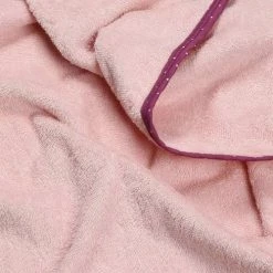 Kinousses Capes De Bain Bébé Et Peignoirs Enfant Set De Bain Bébé Rose Éponge -Couvertures bébé et enfant Soldes set de bain bebe rose eponge 8