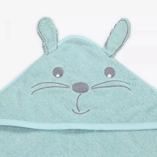 Kinousses Capes De Bain Bébé Et Peignoirs Enfant Set De Bain Bébé Vert D'eau Éponge 4 Kinousses Capes De Bain Bébé Et Peignoirs Enfant Set De Bain Bébé Vert D'eau Éponge – Image 2