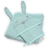 Kinousses Capes De Bain Bébé Et Peignoirs Enfant Set De Bain Bébé Vert D'eau Éponge -Couvertures bébé et enfant Soldes set de bain bebe vert d eau eponge