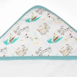 Kinousses Capes De Bain Bébé Et Peignoirs Enfant Set De Bain Bébé Vert Éponge -Couvertures bébé et enfant Soldes set de bain bebe vert eponge 1