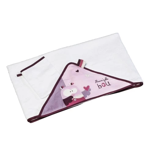 Sauthon Capes De Bain Bébé Et Peignoirs Enfant Sortie De Bain 75x75cm Et Son Gant En Coton Blanc 3 Sauthon Capes De Bain Bébé Et Peignoirs Enfant Sortie De Bain 75x75cm Et Son Gant En Coton Blanc