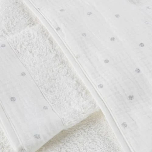 Maisons Du Monde Capes De Bain Bébé Et Peignoirs Enfant Sortie De Bain Bébé Blanche, 80x80 6 Maisons Du Monde Capes De Bain Bébé Et Peignoirs Enfant Sortie De Bain Bébé Blanche, 80x80 – Image 4