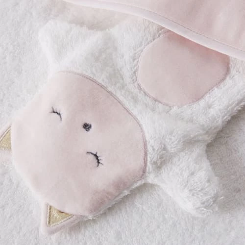 Maisons Du Monde Capes De Bain Bébé Et Peignoirs Enfant Sortie De Bain Bébé En Coton Blanche Avec Tête De Chat 80x80 5 Maisons Du Monde Capes De Bain Bébé Et Peignoirs Enfant Sortie De Bain Bébé En Coton Blanche Avec Tête De Chat 80x80 – Image 3