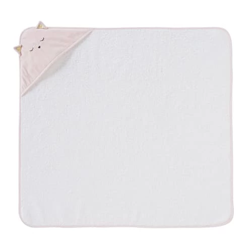 Maisons Du Monde Capes De Bain Bébé Et Peignoirs Enfant Sortie De Bain Bébé En Coton Blanche Avec Tête De Chat 80x80 6 Maisons Du Monde Capes De Bain Bébé Et Peignoirs Enfant Sortie De Bain Bébé En Coton Blanche Avec Tête De Chat 80x80 – Image 4