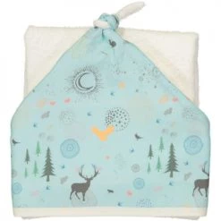 Chouchouette Capes De Bain Bébé Et Peignoirs Enfant Sortie De Bain Bleu Forêt
