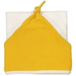 Chouchouette Capes De Bain Bébé Et Peignoirs Enfant Sortie De Bain Gaze De Coton Ocre