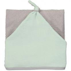 Chouchouette Capes De Bain Bébé Et Peignoirs Enfant Sortie De Bain Gaze De Coton Vert Amande