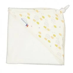 Chouchouette Capes De Bain Bébé Et Peignoirs Enfant Sortie De Bain Nuages Ivoire